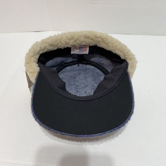 Vintage Cap America Winter Hat, Multicolored, Wool, Made in USA, Small, NWT, New - Picture 6 of 9